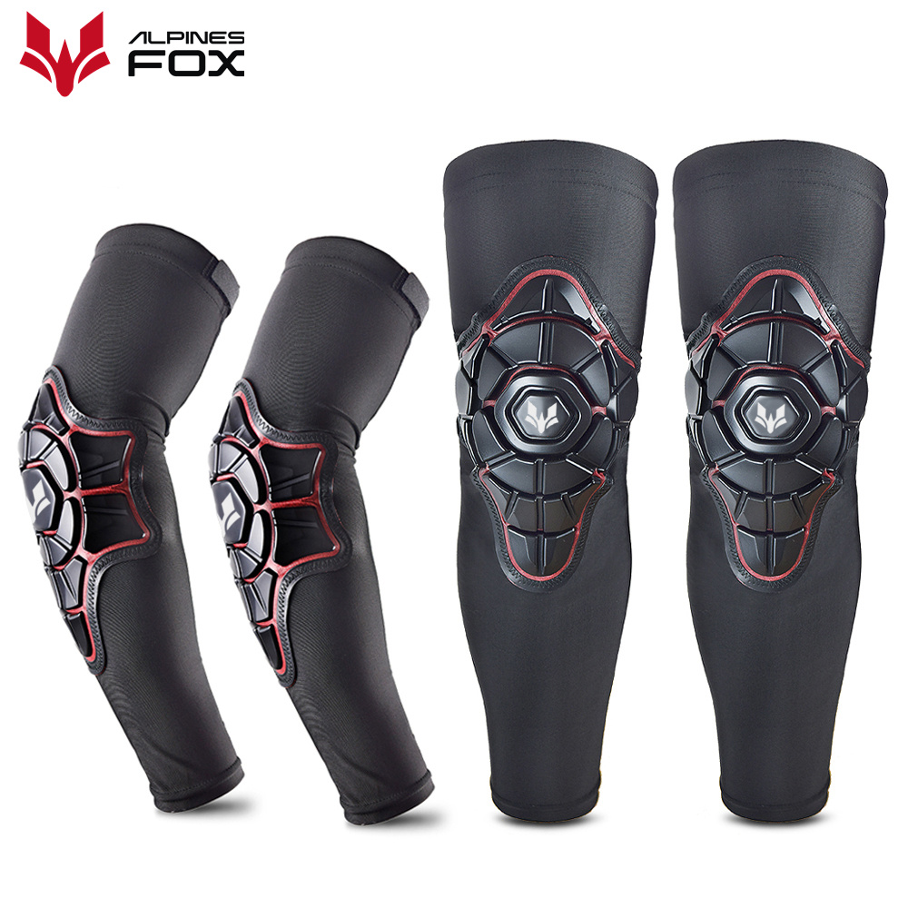 Mountain Biking Knee And Elbow Pads - Erkekler motosiklet Kneepads dirsek Brace Lady