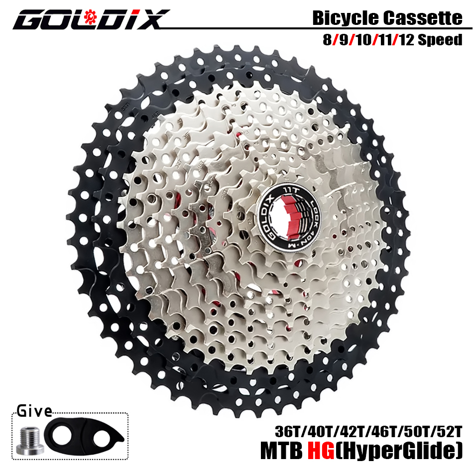 Cassette 11 Speed - GOLDIX Bisiklet Kaseti 8/9/10/11/12 Hızlı Serbest