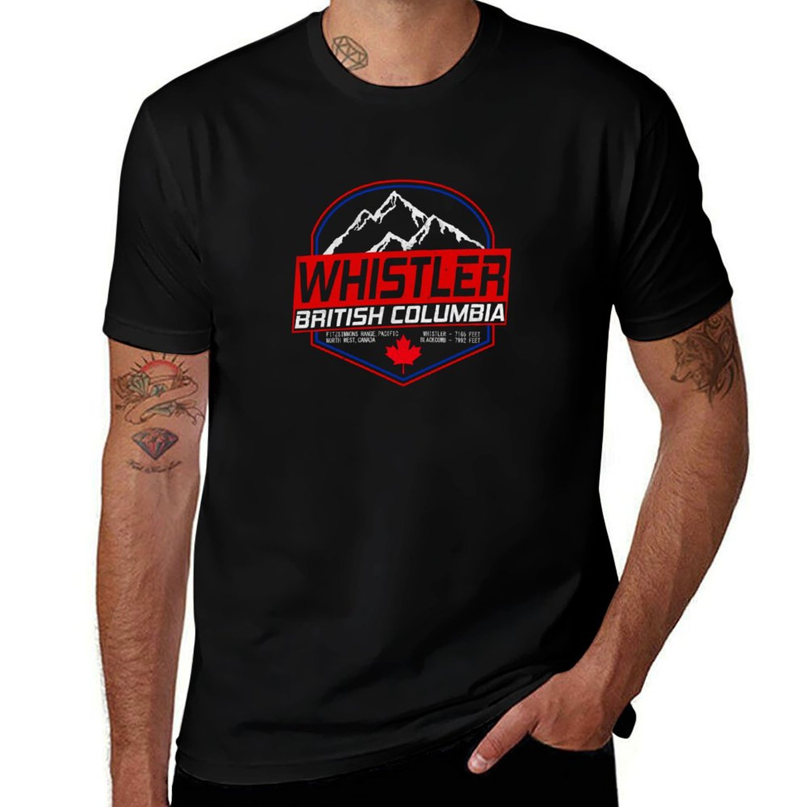 Mountain Biking Whistler - Retro Ski Whistler B.C Kanada Kayak