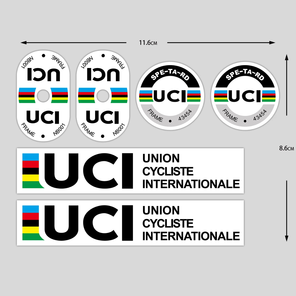 UCI bisiklet çerçeve çıkartmal - Mountain Biking History incelemesi ve fiyatı