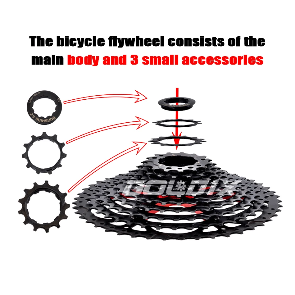 SUNSHINE Bisiklet Kaseti Siyah - Cassette 11 Speed incelemesi ve fiyatı