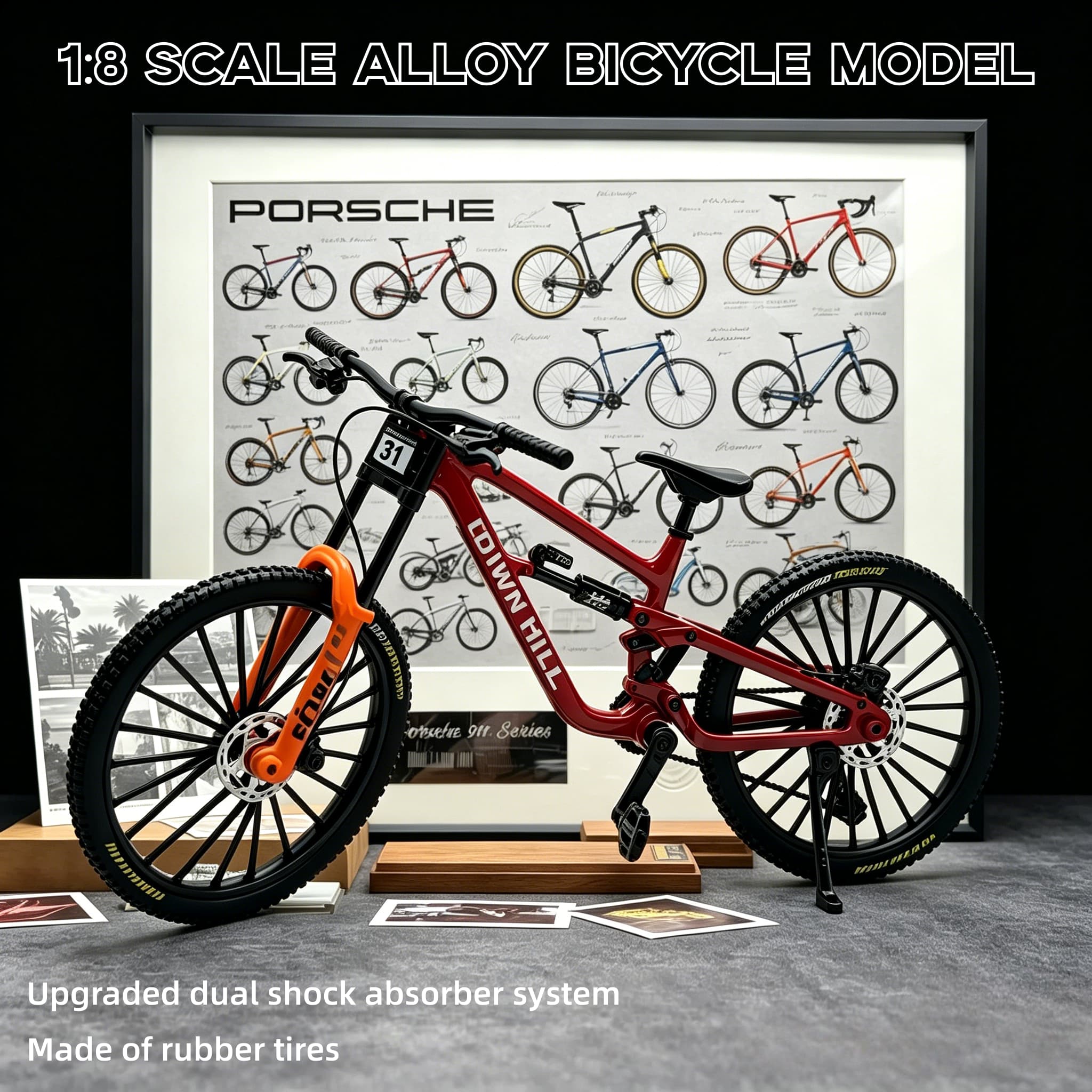 1:8 Ölçekli Alaşımlı İniş Bisi - Mountain Biking Track incelemesi ve fiyatı